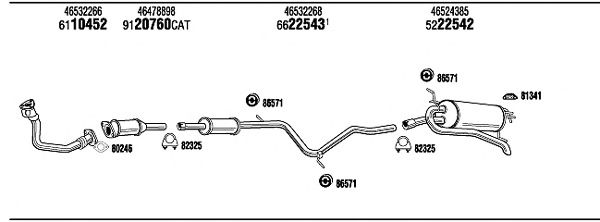 Exhaust System FI71500