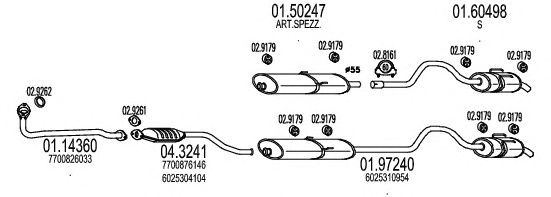 Exhaust System C280651009760