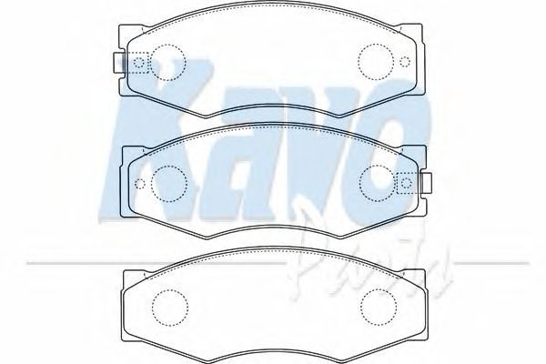 Brake Pad Set, disc brake BP-6506