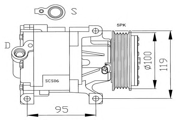 Kompressori, ilmastointilaite 32183