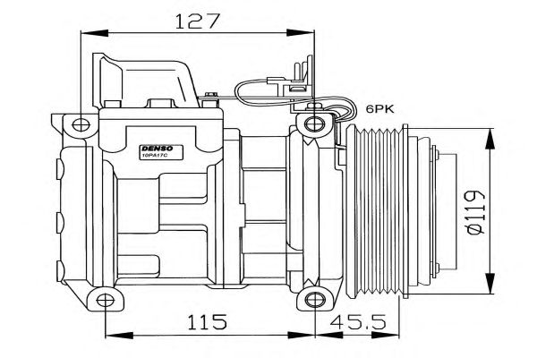 Compressor, airconditioning 32406