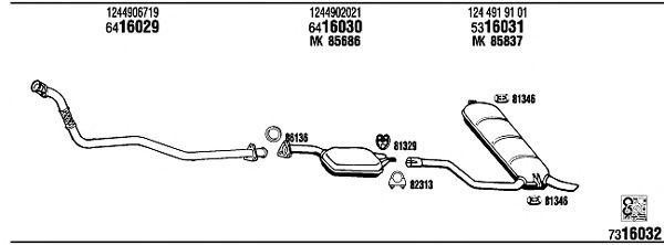 Exhaust System MB30319A