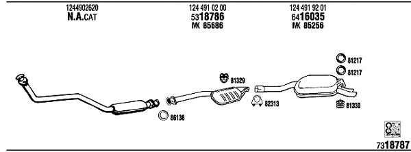Exhaust System MB30359