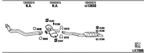 Exhaust System MB42005A