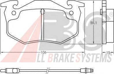 Brake Pad Set, disc brake 36802
