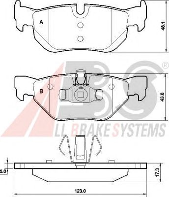 Brake Pad Set, disc brake 37437