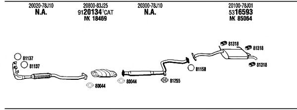 Exhaust System NI65026