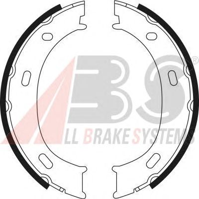 Brake Shoe Set, parking brake 9021
