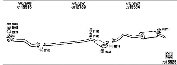 Exhaust System RE72161