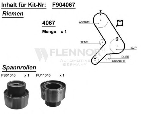 Timing Belt Kit F904067