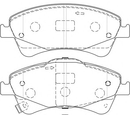 Brake Pad Set, disc brake FD7494A