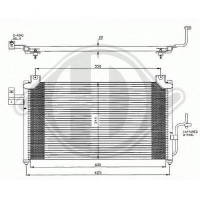 Condenser, air conditioning 8568000