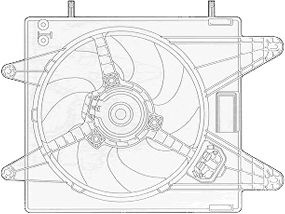 Вентилятор, охлаждение двигателя EV825400