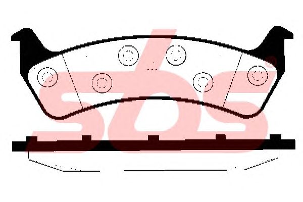 Brake Pad Set, disc brake 1501229312