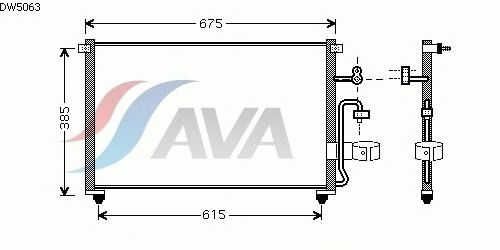 Condenser, air conditioning DW5063