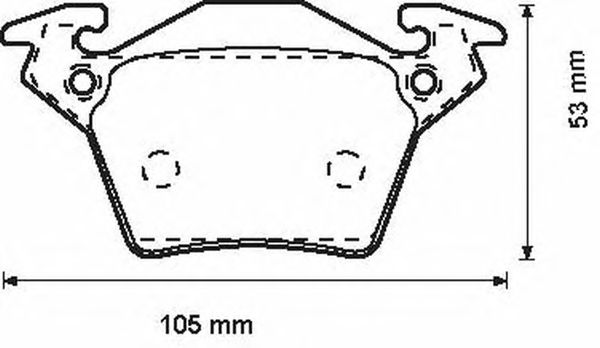 Brake Pad Set, disc brake 571947S