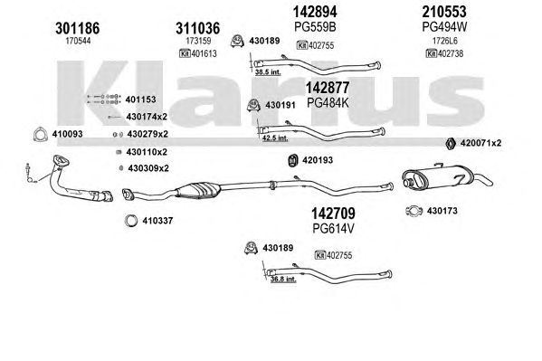 Exhaust System 630349E