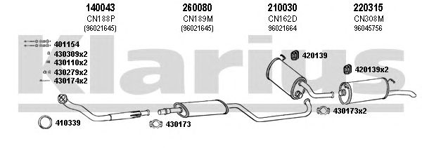 Exhaust System 180182E