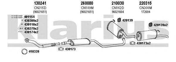 Exhaust System 180191E
