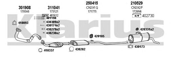 Exhaust System 180399E