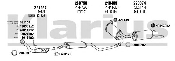 Exhaust System 180471E
