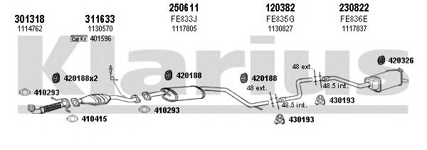 Exhaust System 361549E