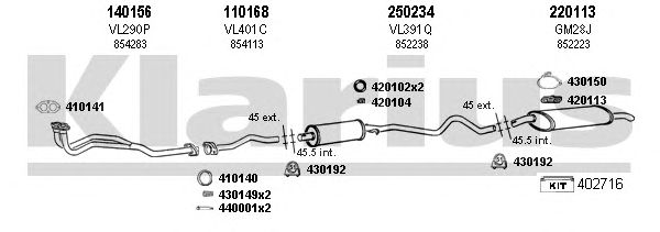 Exhaust System 390250E