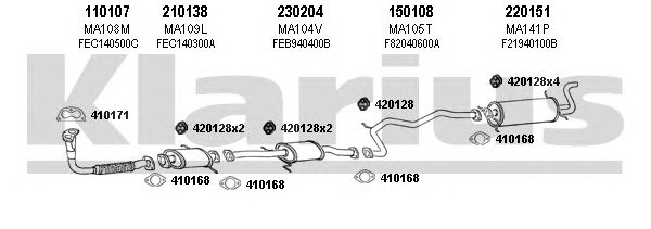 Exhaust System 570062E