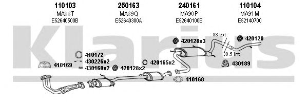 Exhaust System 570187E