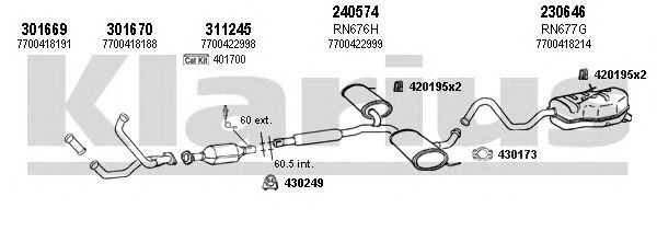 Exhaust System 720714E