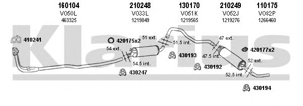 Exhaust System 960035E