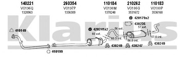 Exhaust System 960102E