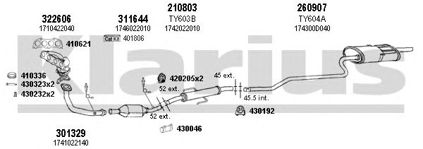Exhaust System 900399E