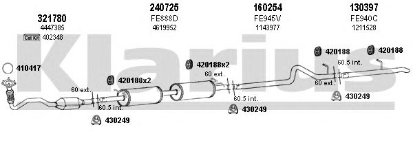 Exhaust System 361624E