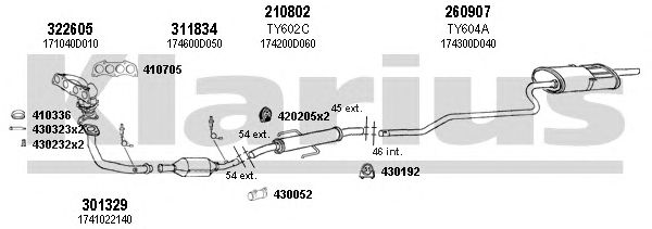 Exhaust System 900400E
