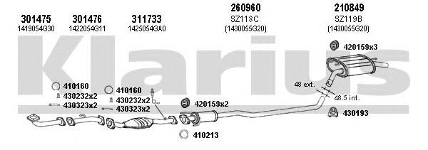 Exhaust System 820120E