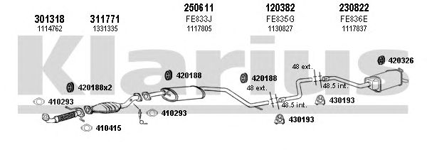 Exhaust System 361864E