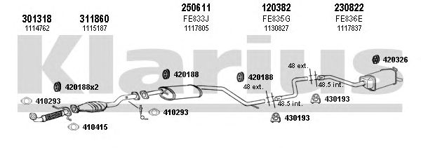 Exhaust System 361866E