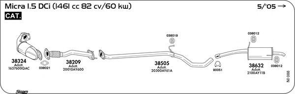 Exhaust System NI088