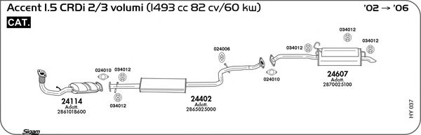 Exhaust System HY037