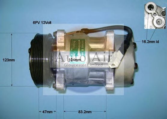 Compressor, ar condicionado 14-7487