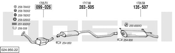 Exhaust System 024.950.22