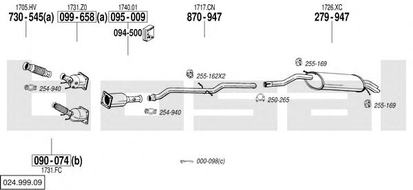 Exhaust System 024.999.09