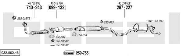 Exhaust System 032.062.45