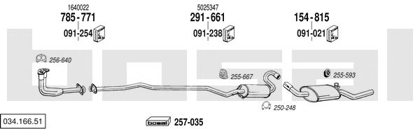 Exhaust System 034.166.51