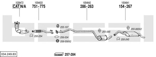 Exhaust System 034.249.83