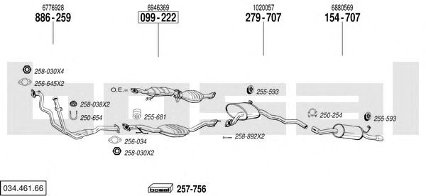 Exhaust System 034.461.66