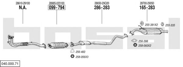 Exhaust System 040.000.71