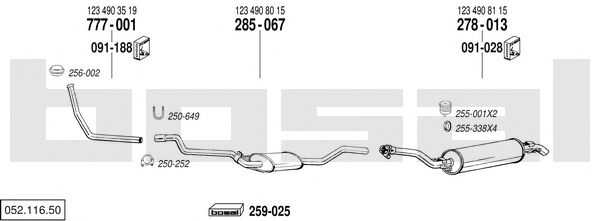 Exhaust System 052.116.50