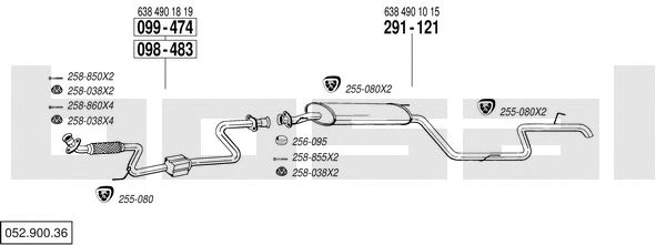 Exhaust System 052.900.36